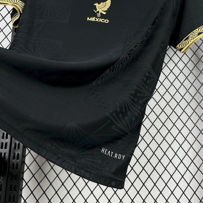 Mexico 2025/26 Gold- Black Jersey 1:1 Thai Quality - Image 8