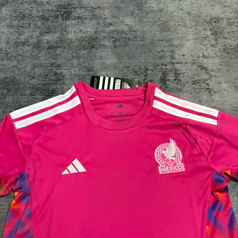 2026 Kids Mexico Long Sleeved Goalkeeper Soccer Jersey 1:1 Thai Quality - Image 6