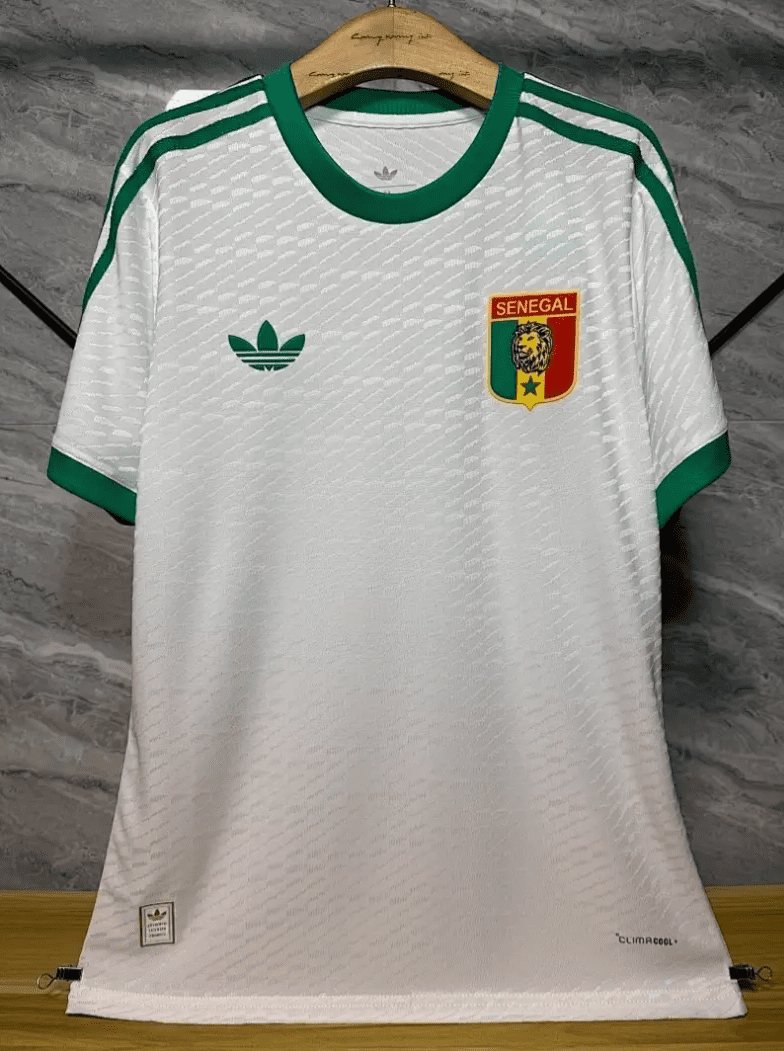 2026 World Cup Senegal Retro White Soccer Jersey - Image 2