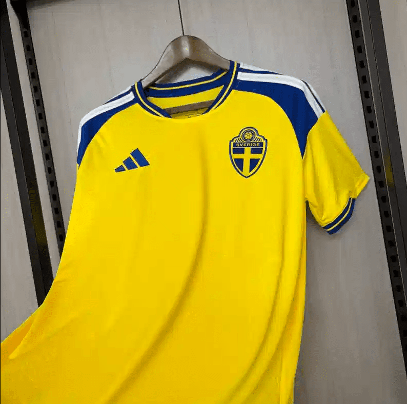 2026 World Cup Sweden Soccer Jersey Home - Image 6