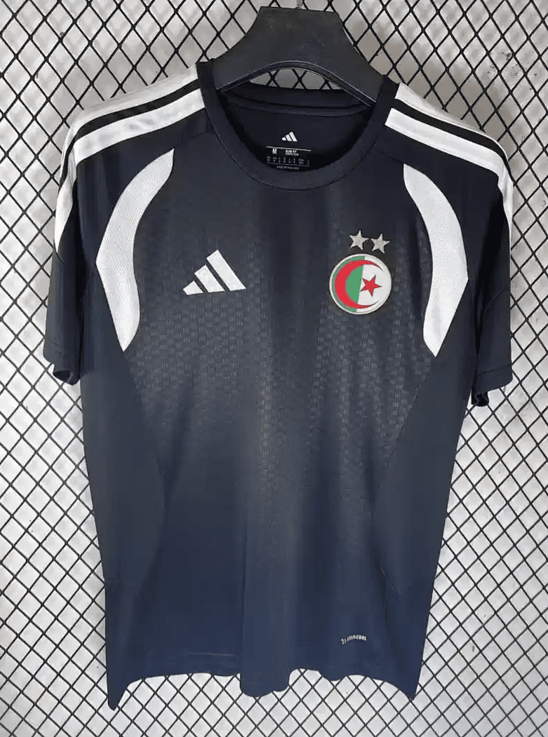 2026 World Cup Algeria Black Training Soccer Jersey 1:1 Thai Quality