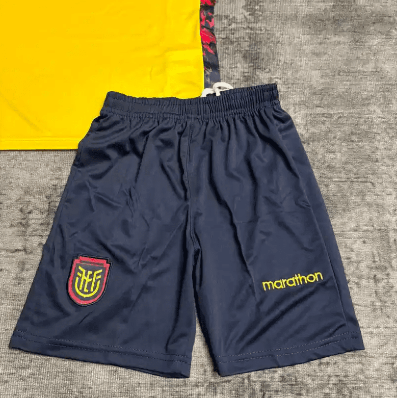 2026 World Cup Kids Ecuador Soccer Jersey Home - Image 6