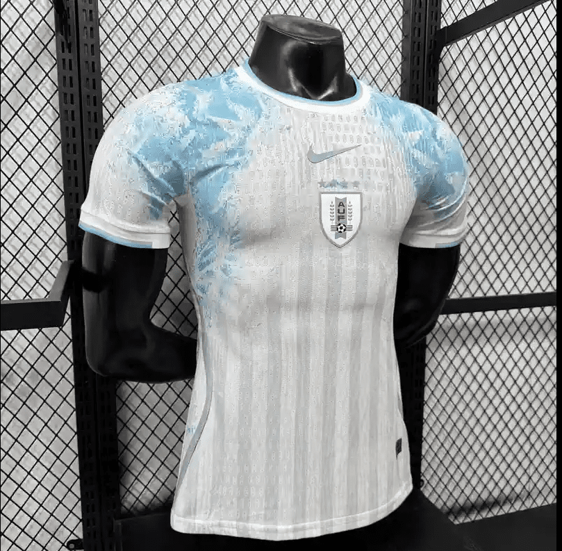 2026 World Cup Player Edition Uruguay White Soccer Jersey - Image 8