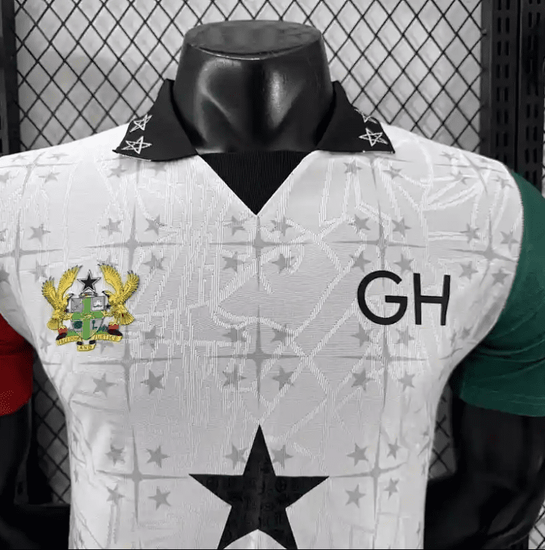 2026 World Cup Player Version Ghana White Soccer Jersey - Image 7