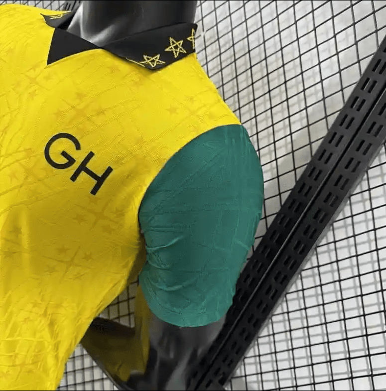 2026 World Cup Player Version Ghana Yellow Soccer Jersey - Image 6