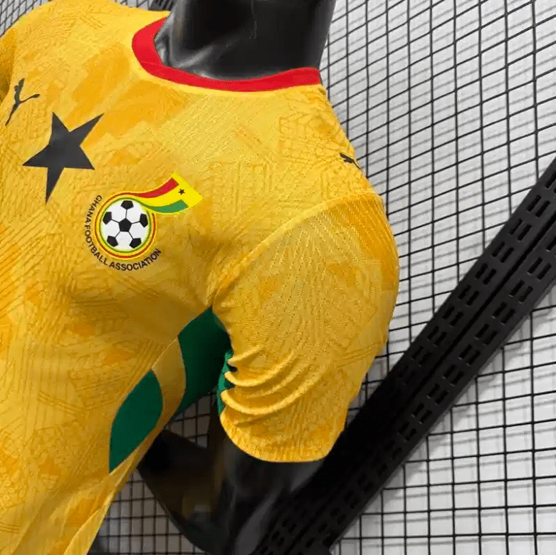 2026 World Cup Player Version Ghana Soccer Jersey Away - Image 9