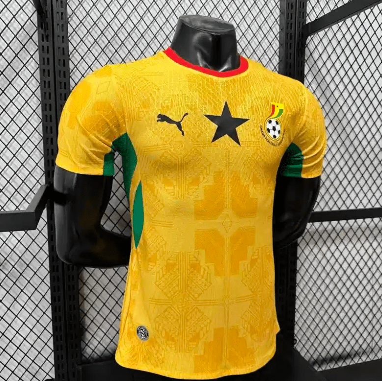 2026 World Cup Player Version Ghana Soccer Jersey Away - Image 6